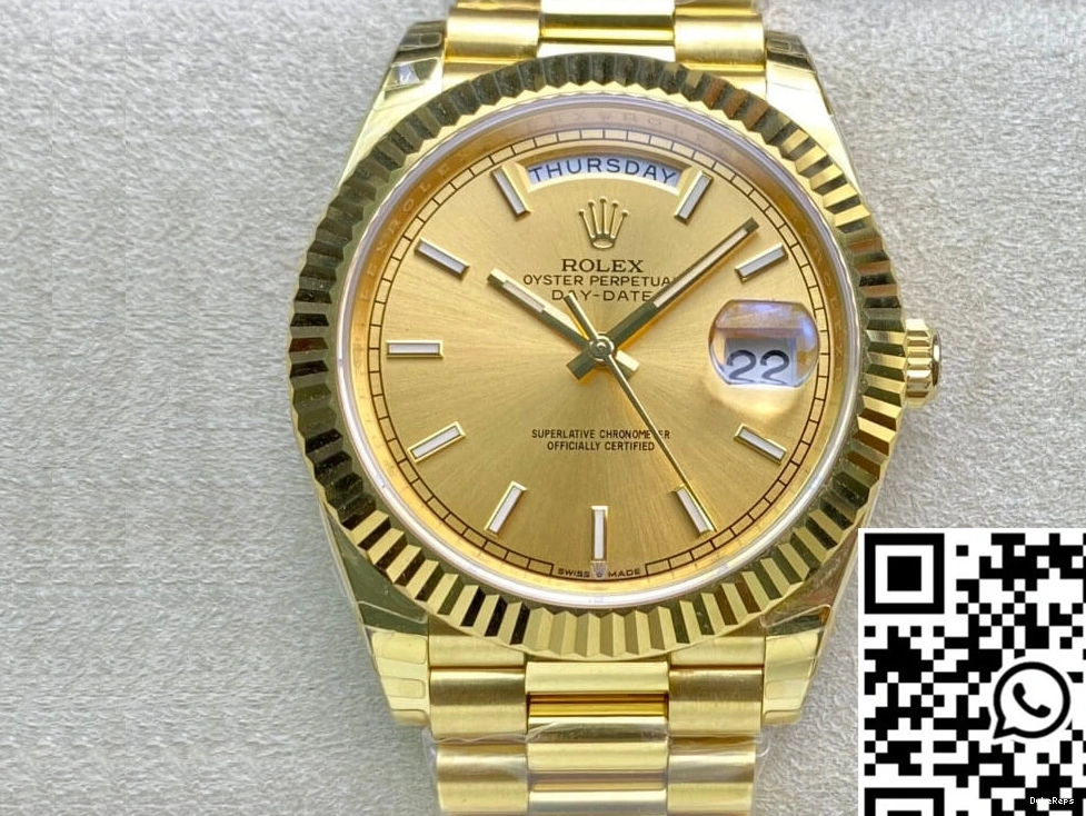Rolex Day 40MM Gold Factory Date Dial M228238-0003 EW 1027